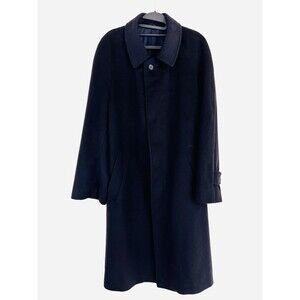 Arte 100% Cashmere Mens Overcoat Satin Lined Trench Dress Coat Luxurious Mens 48